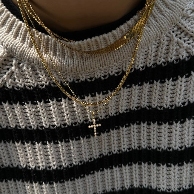 Heavenly Hour Cross Necklace Main Image