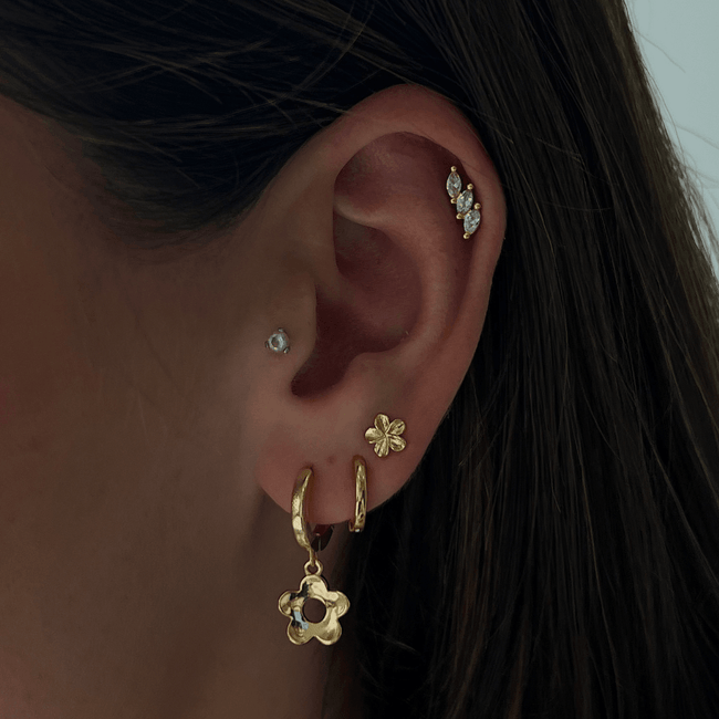 Hibiscus Earrings Hover Image