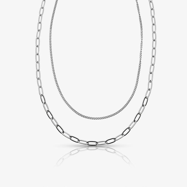 Perfect Pair Double Layered Necklace Main Image