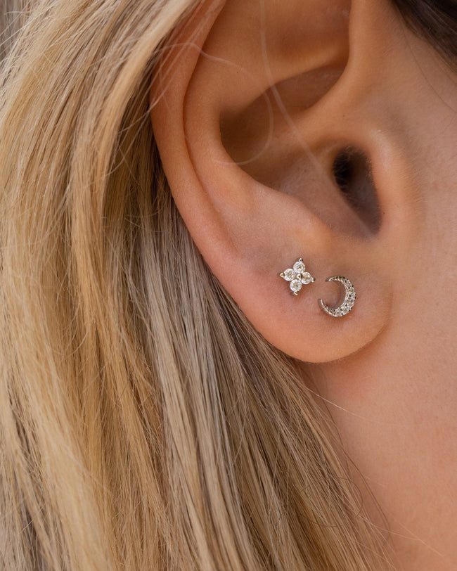 Raye Studs | Silver Main Image