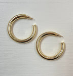Chunky Gold Hoops | Large