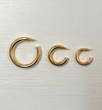 Chunky Gold Hoops | Medium