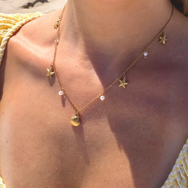 Beachy Charm Necklace Hover Image