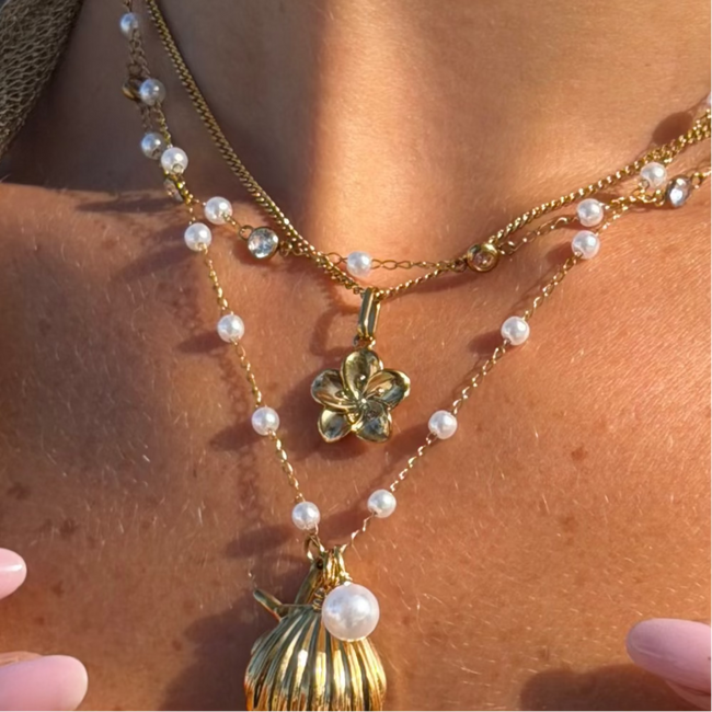 Hibiscus Necklace Hover Image