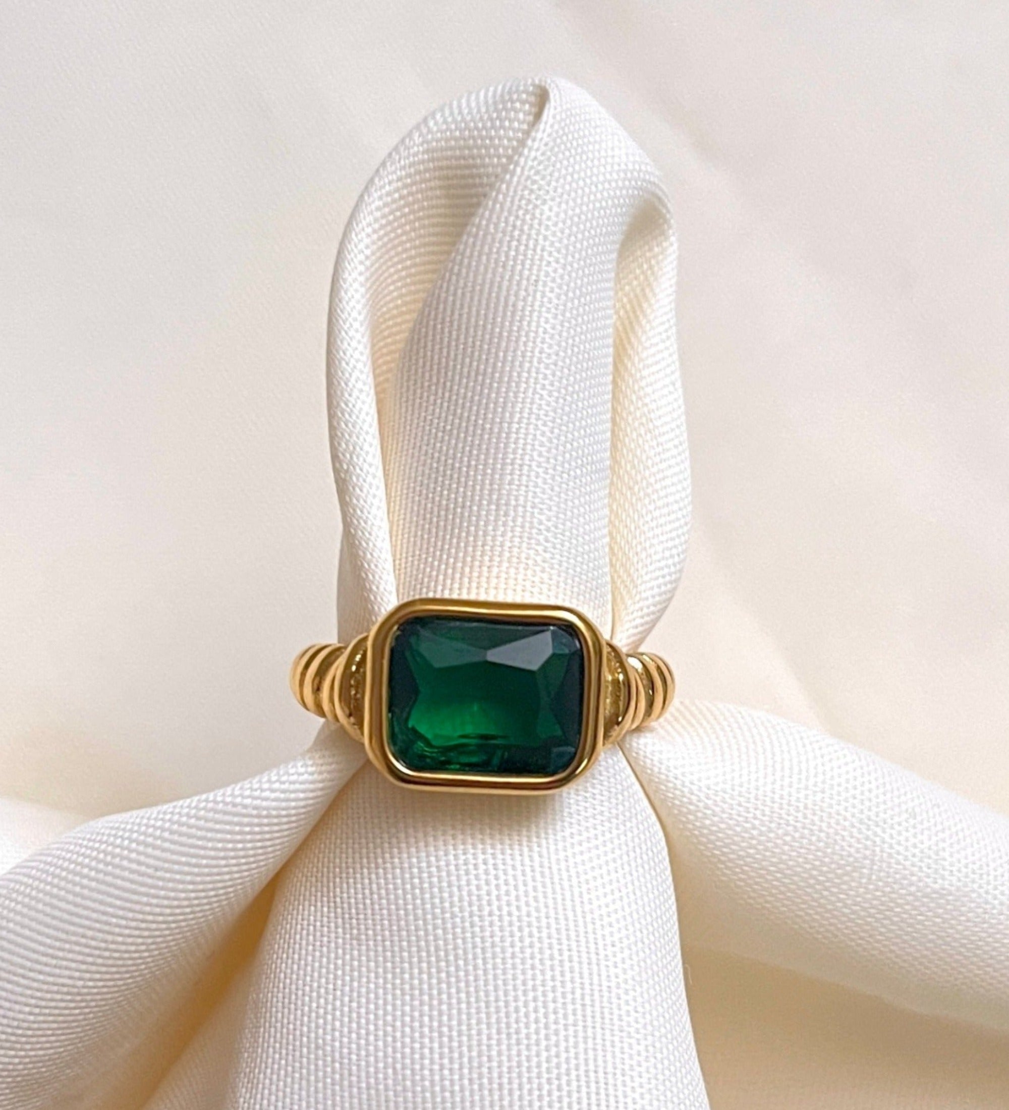 Audrey Ring | Emerald