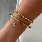 Initial Crystal Bracelet
