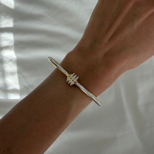 Twisty Bling Bangle Hover Image