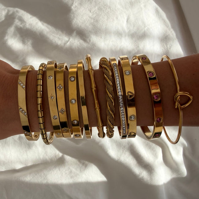 Waterproof Stainless Steel Bangle Hover Image