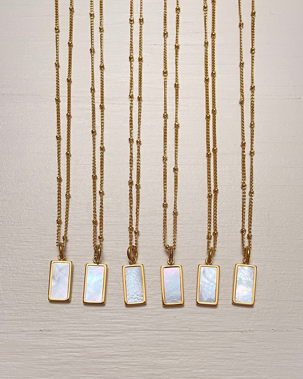 Camilia Necklace | White Shell
