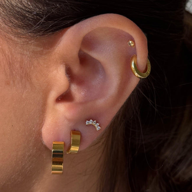 Brooklyn Hoop Earrings Hover Image