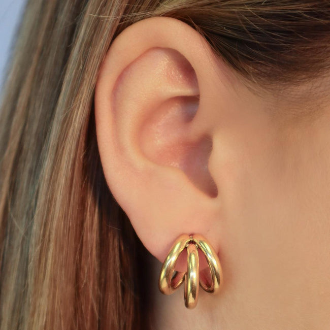Triple Threat Earrings Hover Image