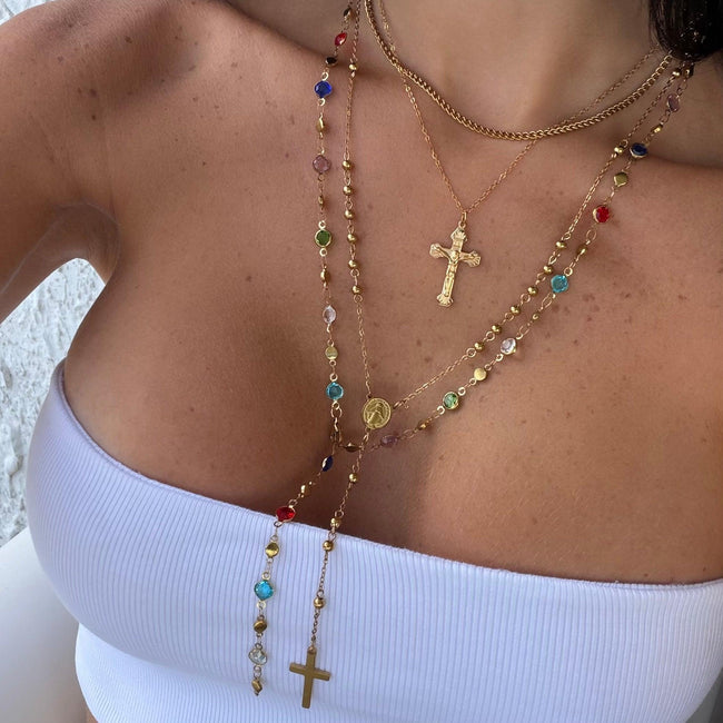 Color Me Blessed Necklace 4 Piece Set Hover Image
