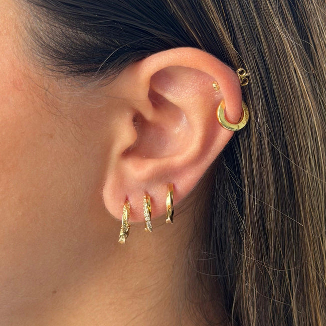 Vibe Check Hoop 4 Piece Earring Set Hover Image