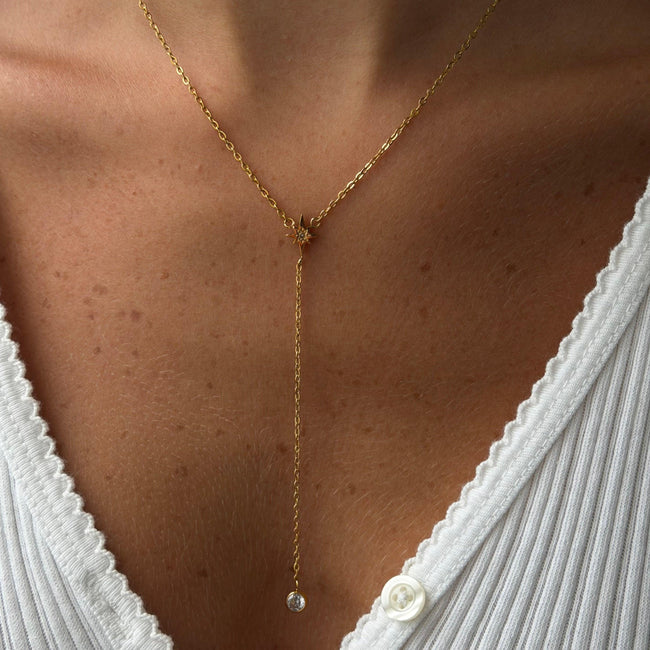 Stellar Lariat Necklace Hover Image