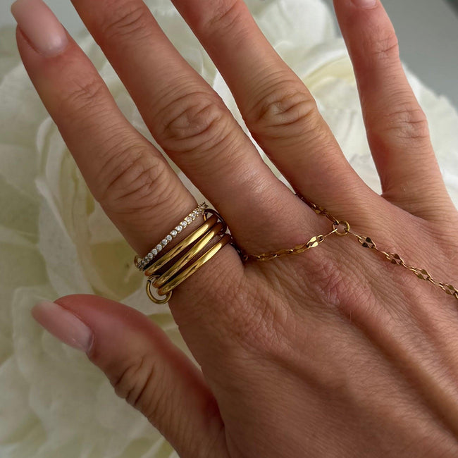 Linked Together Ring Hover Image