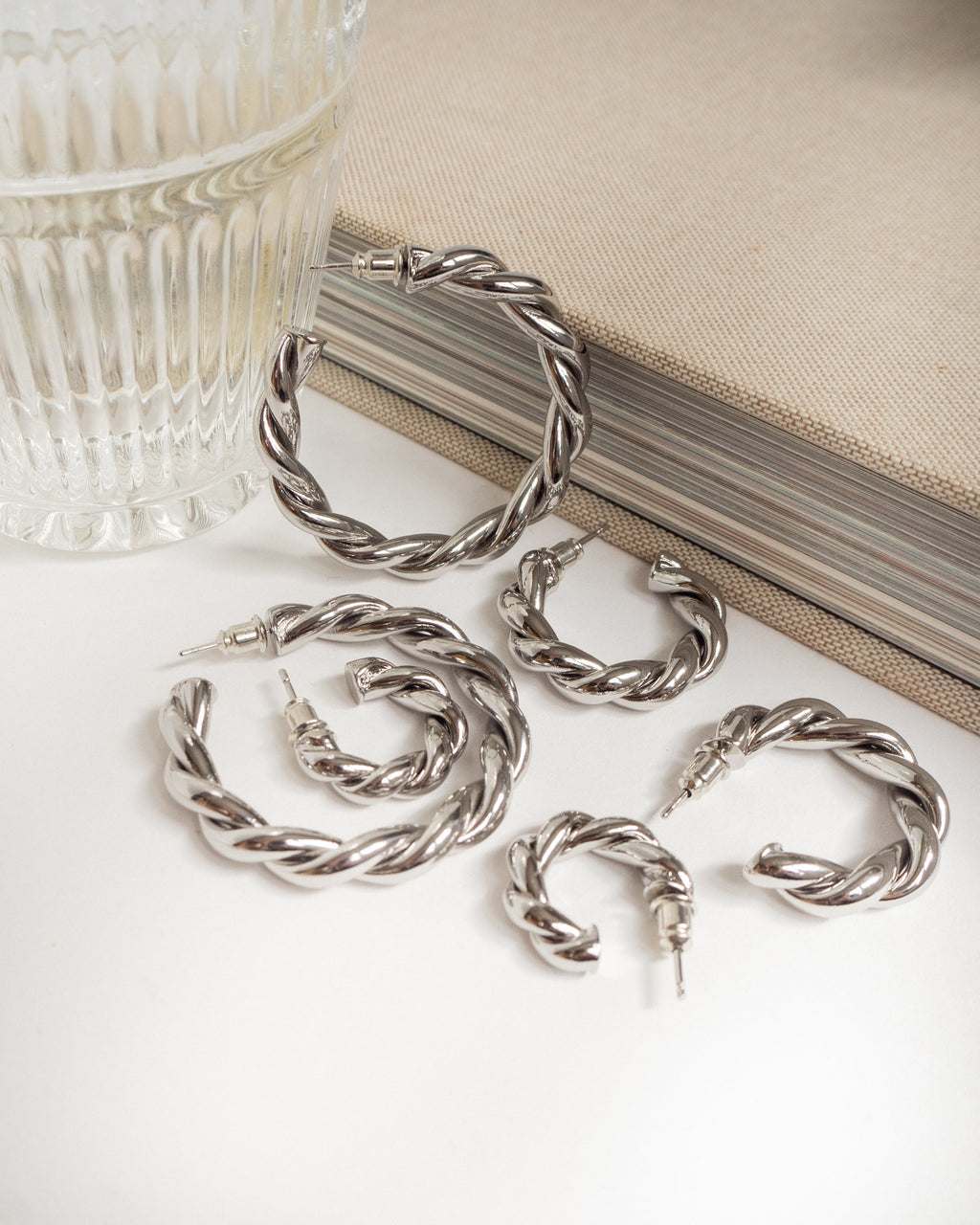 Vera Silver Hoops | Large