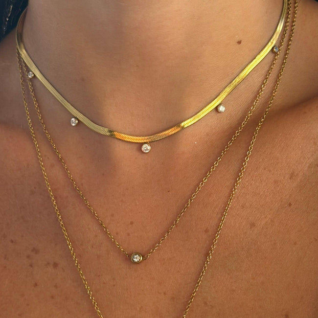 Glow Dots Choker Necklace Main Image