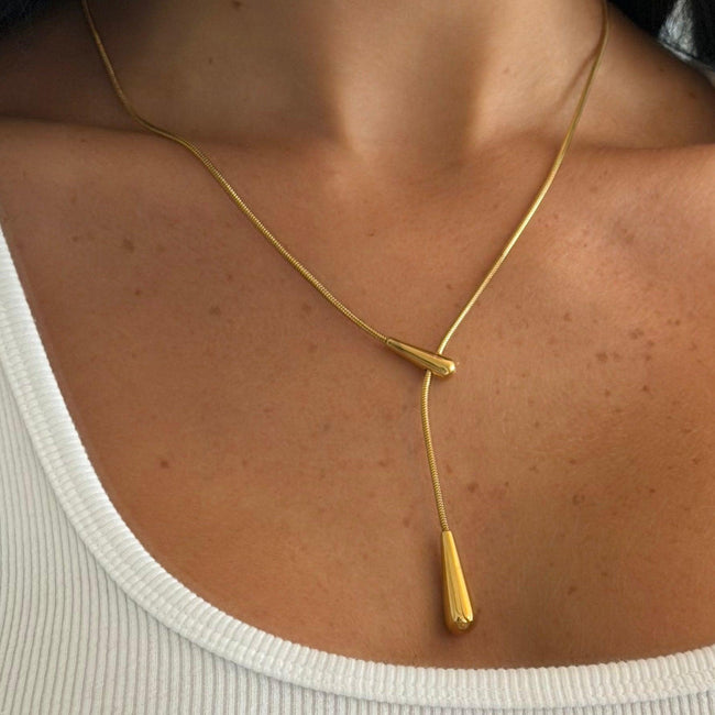 Leah Lariat Necklace Hover Image