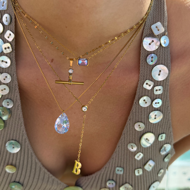 Noa Birthstone Necklace Main Image