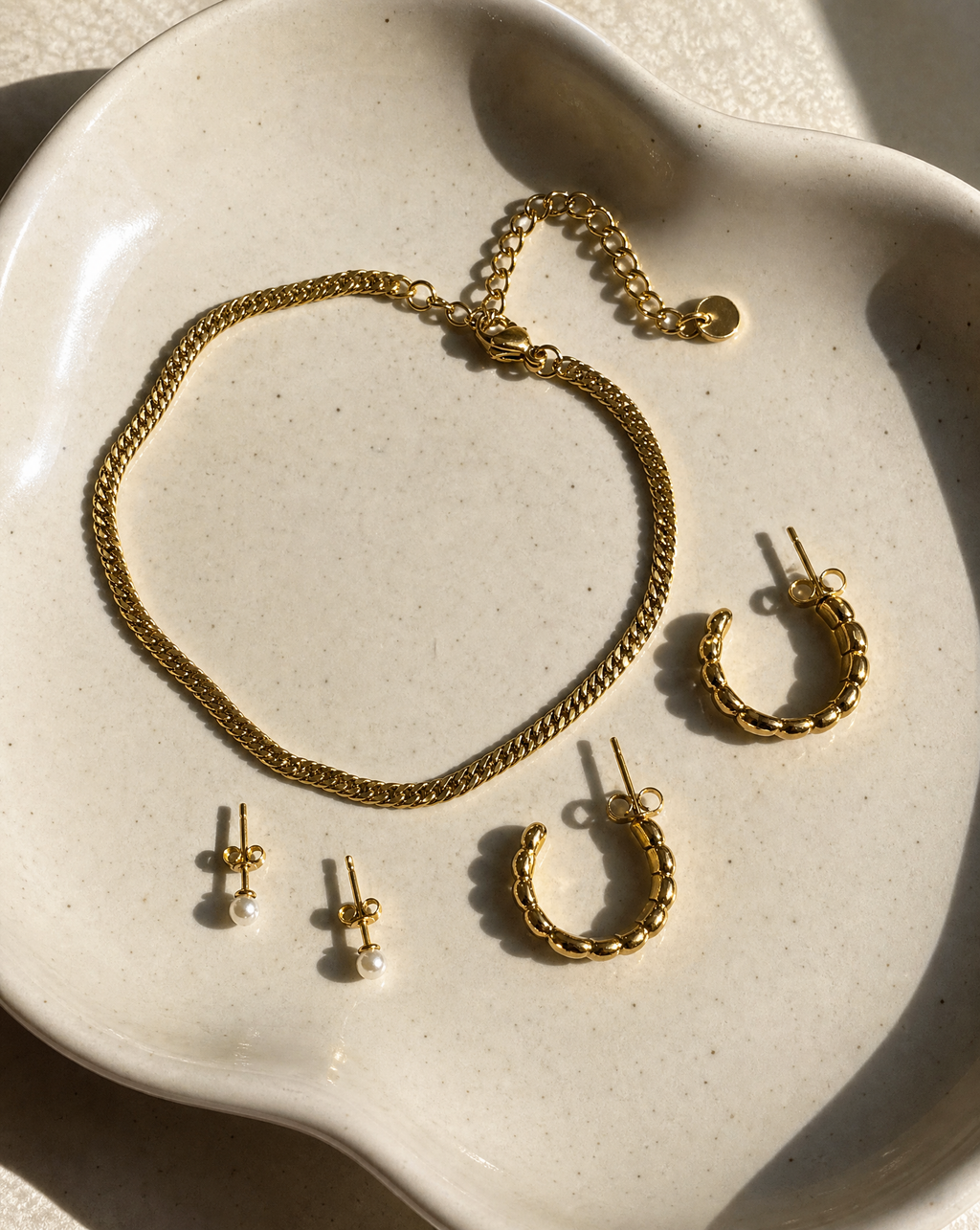 Raelyn Studs | Gold