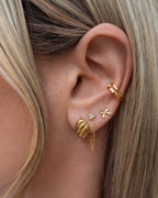 Amber Earrings | Gold
