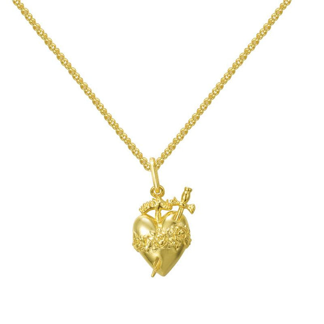 Sacred Heart Necklace Hover Image