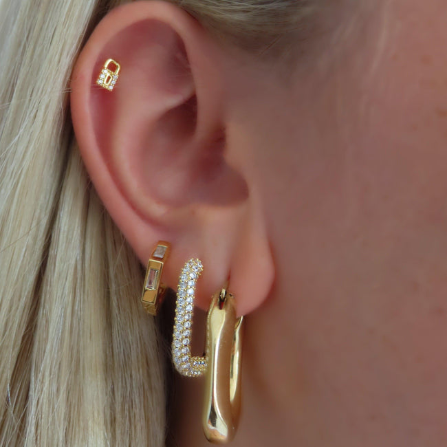Locked In Earrings Main Image
