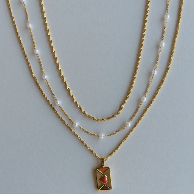 Love You Bundle : 3 Piece Necklace Bundle Main Image