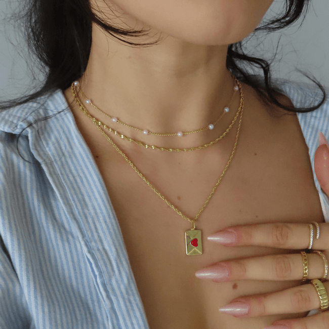 Love You Bundle : 3 Piece Necklace Bundle Hover Image