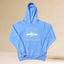 Corteiz Alcatraz Oval Logo Heavyweight Hoodie blue
