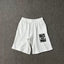 Corteiz "Rules The World" (RTW) Heavyweight Shorts - White