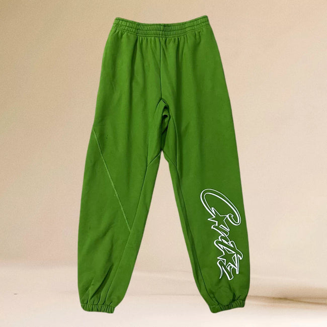 Corteiz Signature Script Heavyweight Sweatpants green Hover Image