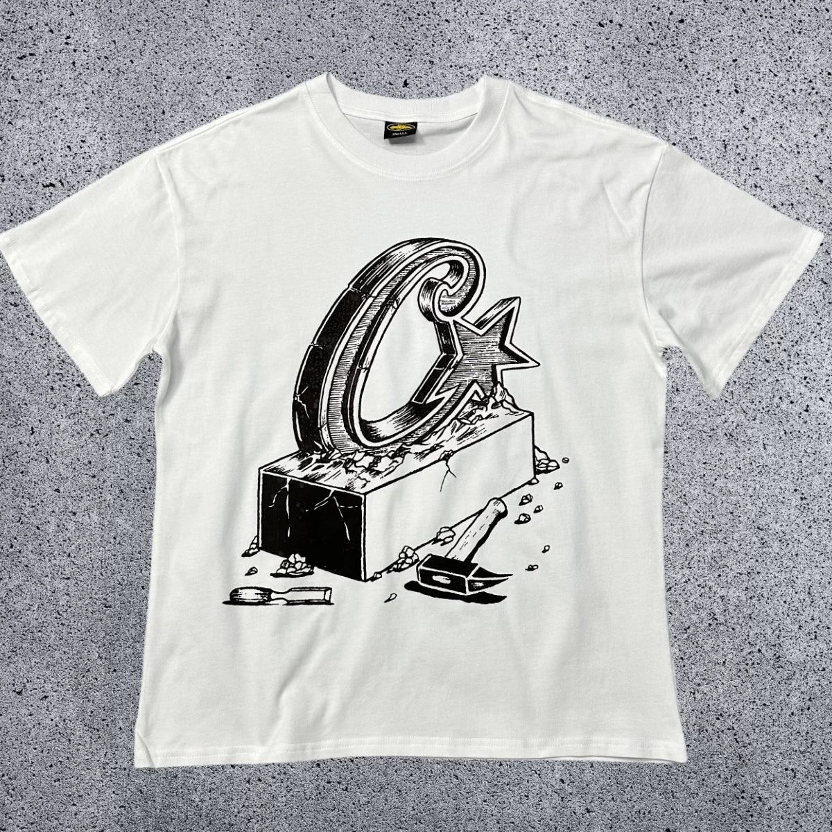 CRTZ "Rules The World" Heavyweight Graphic Tee | White Streetwear T-Shirt