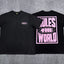 Corteiz RTW Box Logo T-Shirt – Black/Pink