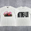 Dynamite & Typography Oversized Cotton T-Shirt