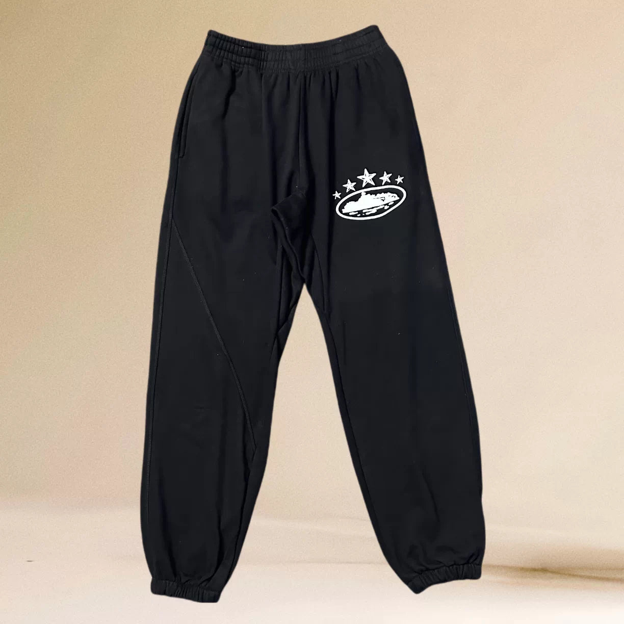 Corteiz 5-Star Devil's Island Heavyweight Sweatpants black
