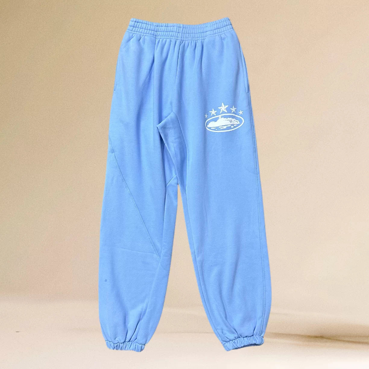 Corteiz 5-Star Devil's Island Heavyweight Sweatpants blue