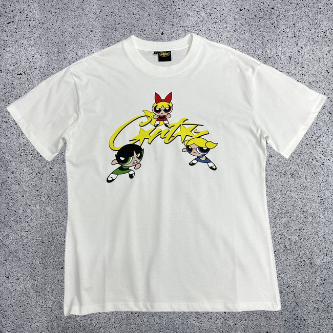 Corteiz x The Powerpuff Girls T-Shirt – White Hover Image