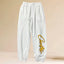 Corteiz Yellow Script Logo Heavyweight Sweatpants white