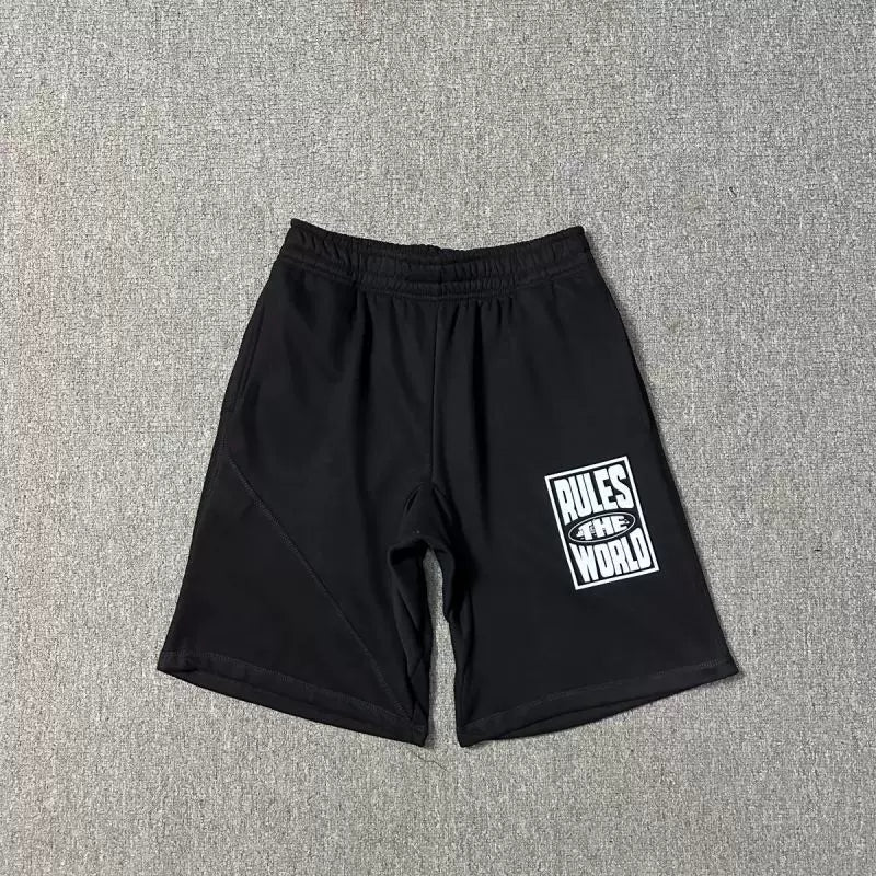 Corteiz "Rules The World" (RTW) Heavyweight Shorts black