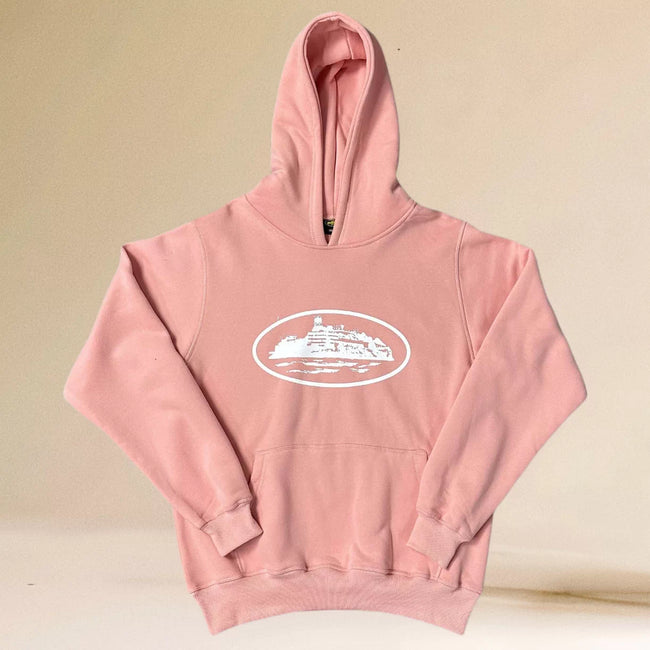 Corteiz Alcatraz Island Heavyweight Hoodie pink Hover Image