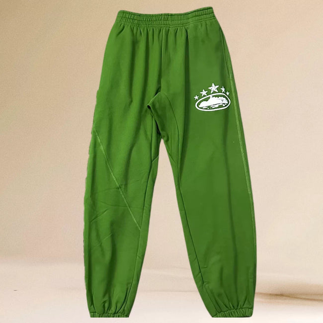 Corteiz 5-Star Devil's Island Heavyweight Sweatpants green Hover Image