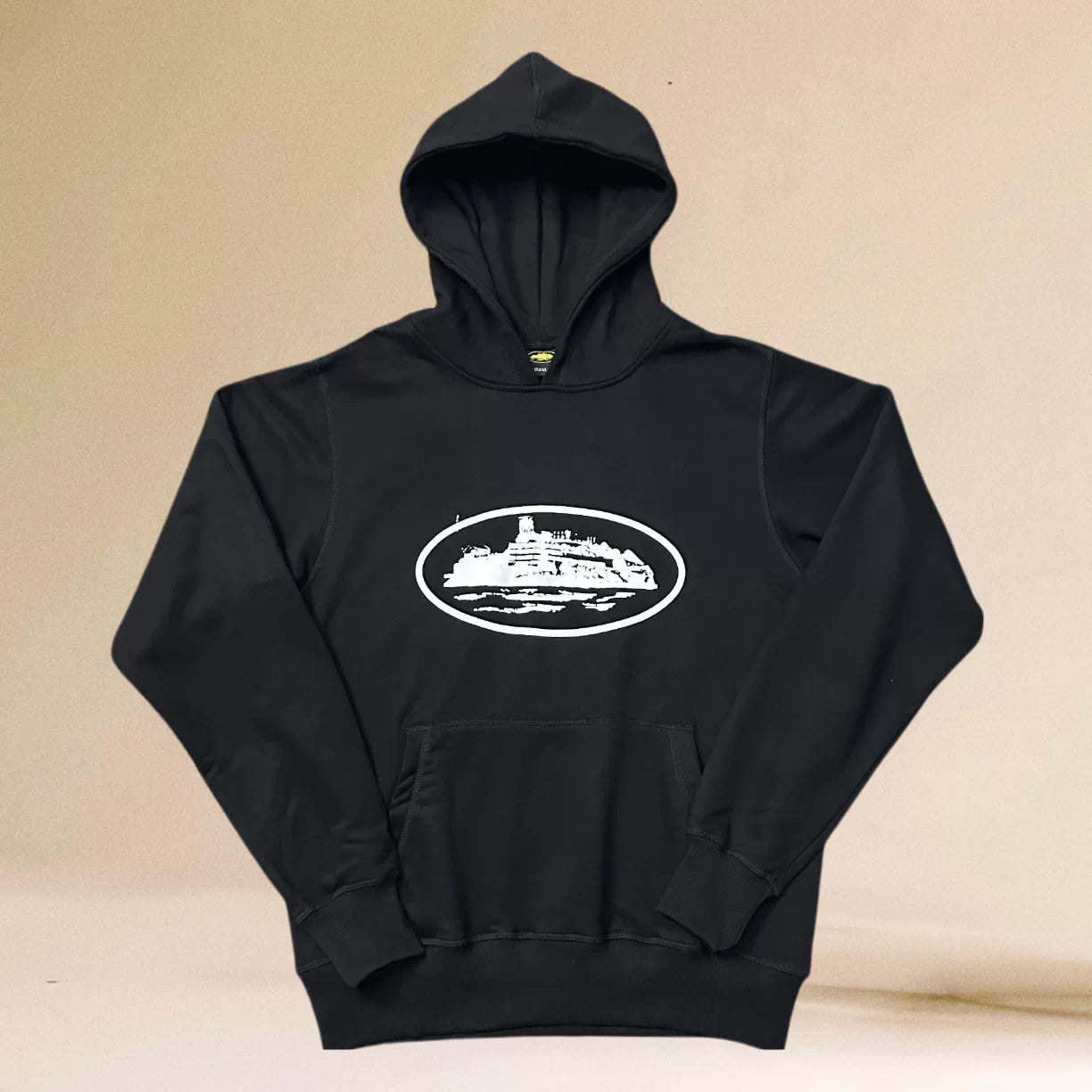 Corteiz Alcatraz Island Heavyweight Hoodie black