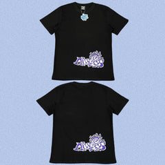 ADWYSD Black Purple Art Print Tee