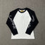 Corteiz Raglan Sleeve Lettering Long Sleeve Tee - Black