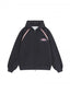 Corteiz Contrast Raglan Full-Zip Heavyweight Hoodie -Dark Grey