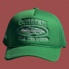 Cortiez Classic Oval Ship Logo Trucker Hat - Green