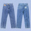 Corteiz Heavyweight Denim Pants Light blue