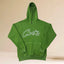 Corteiz Signature Script Heavyweight Hoodie green