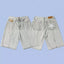 Corteiz Back Star Embroidery Heavyweight Denim Shorts Grey
